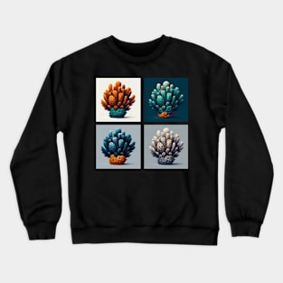 Pop Cliona Celata Sponge Art - Cool Underwater Crewneck Sweatshirt